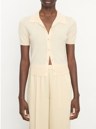 Vince Collared Button Up Sweater