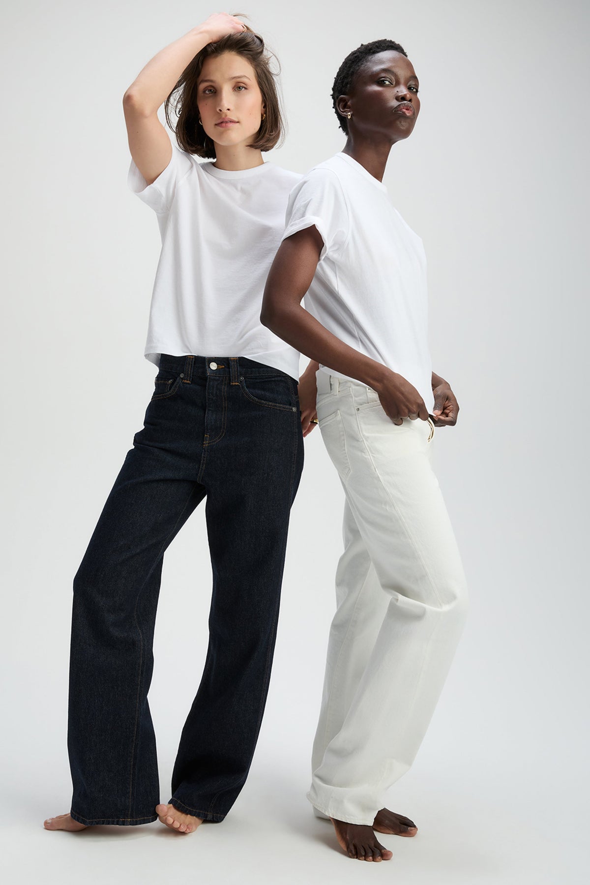 The Iconically Soft Perfect Tee in White - WS