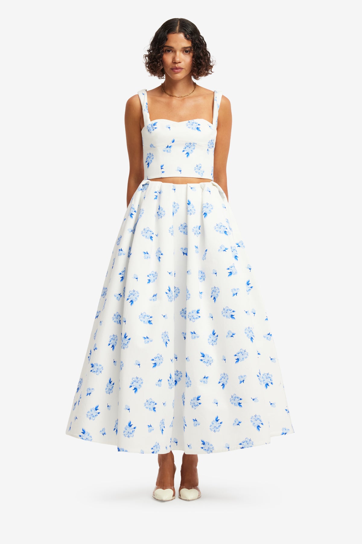 Ditsy Floral in Snow