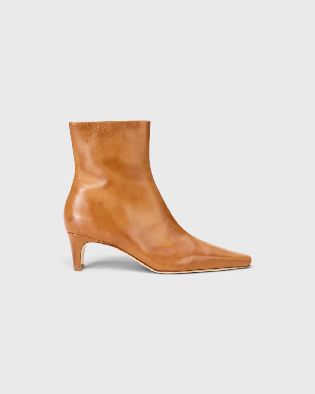 Staud Wally Ankle Boot - Cashew Distressed