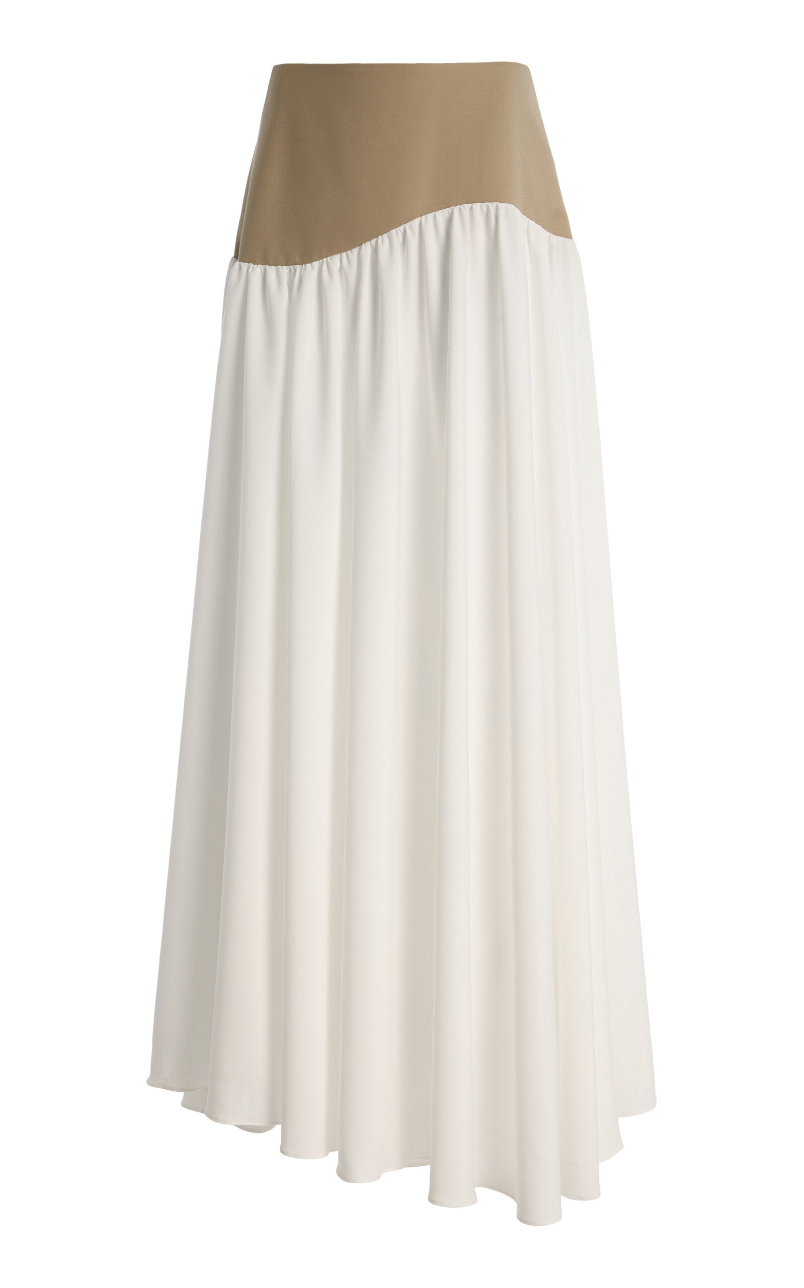 By Sloan Crepe Long Wave Skirt