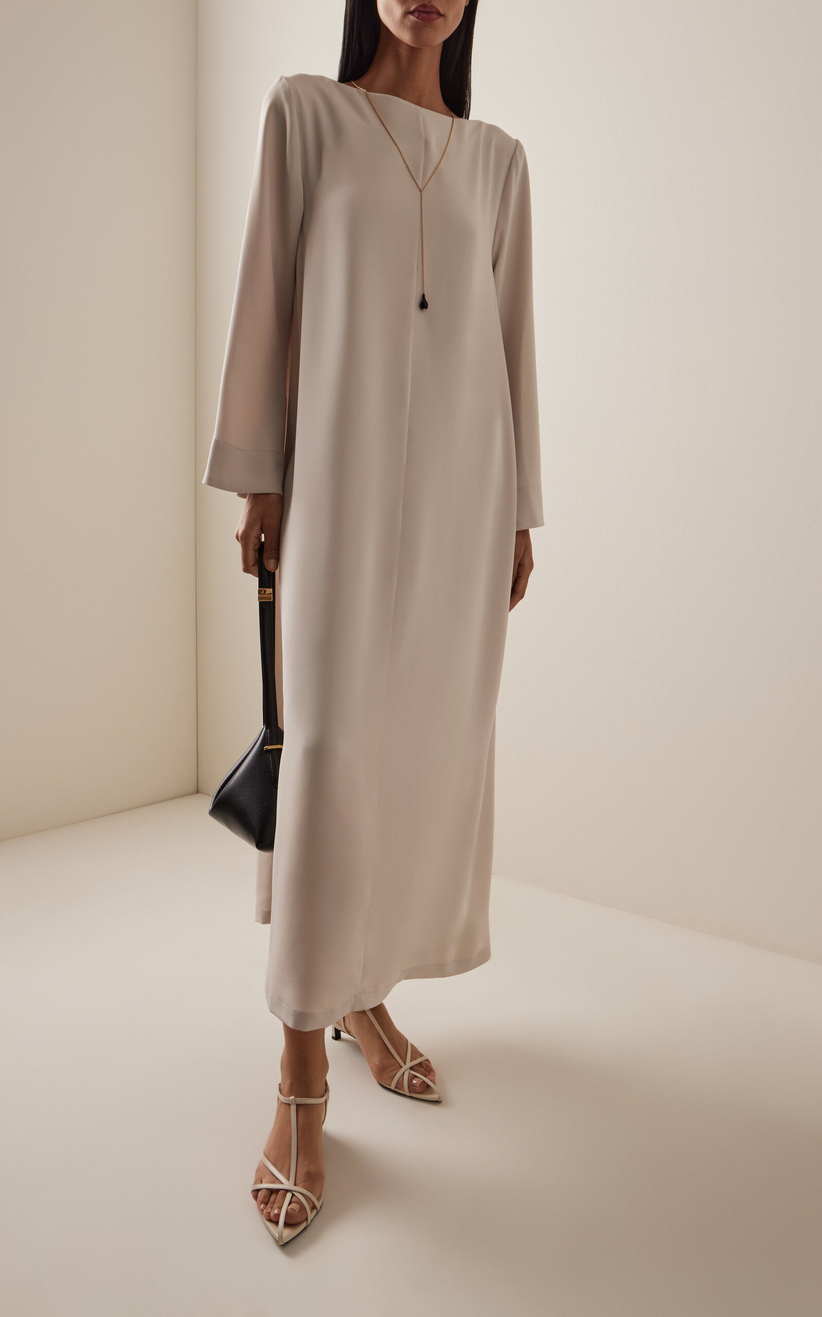 By Sloan Crepe Kaftan Dress