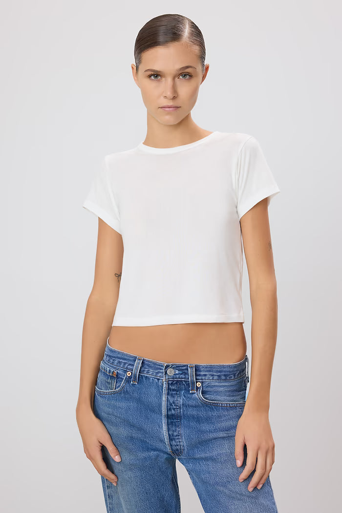 Eterne S/S Baby Tee - Ivory
