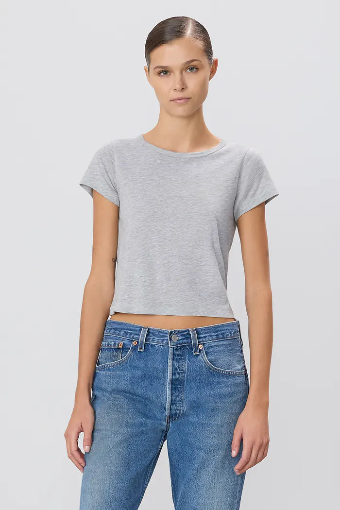 Eterne S/S Baby Tee - Heather Grey