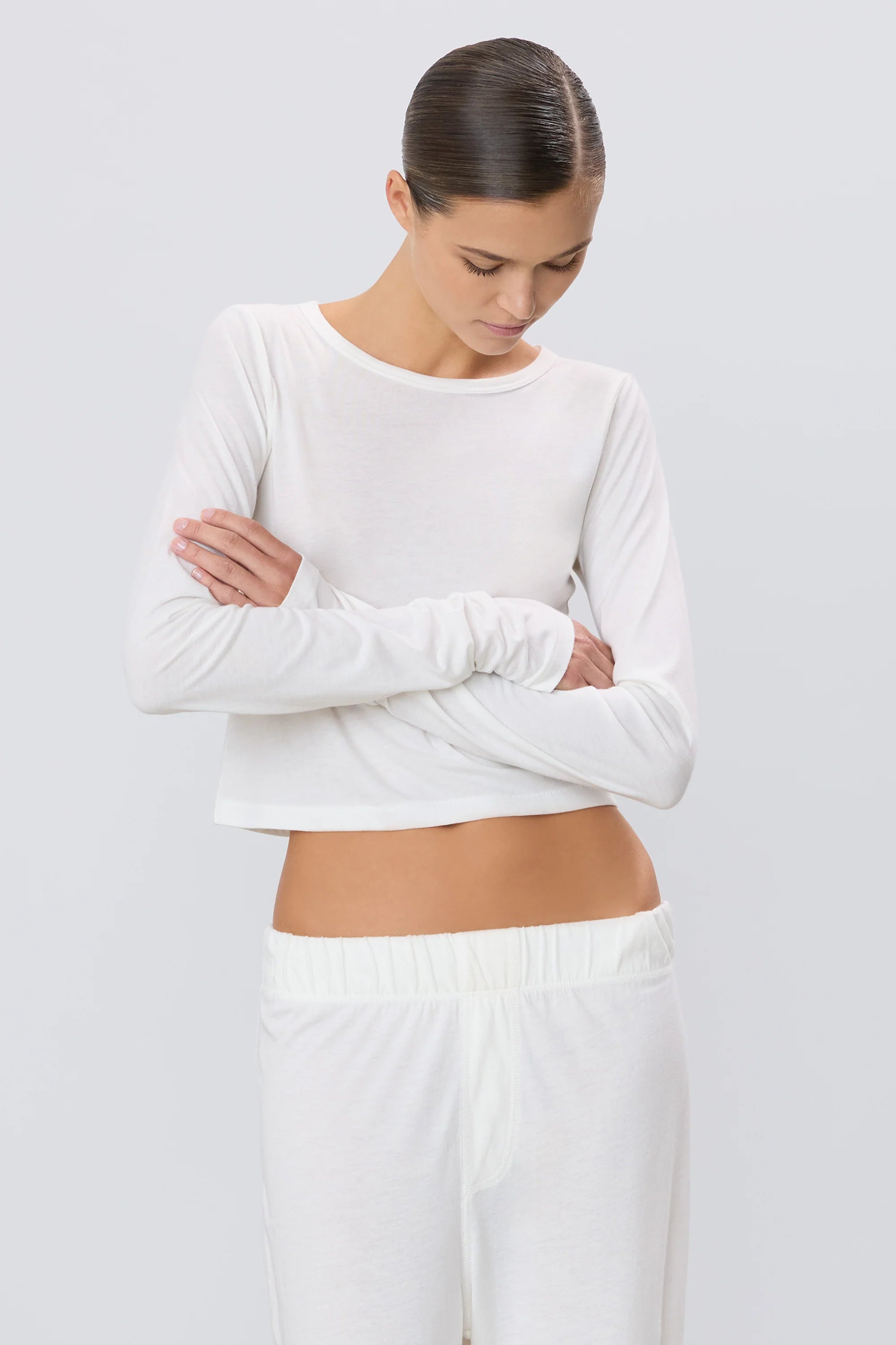 Eterne Long Sleeve Baby Tee