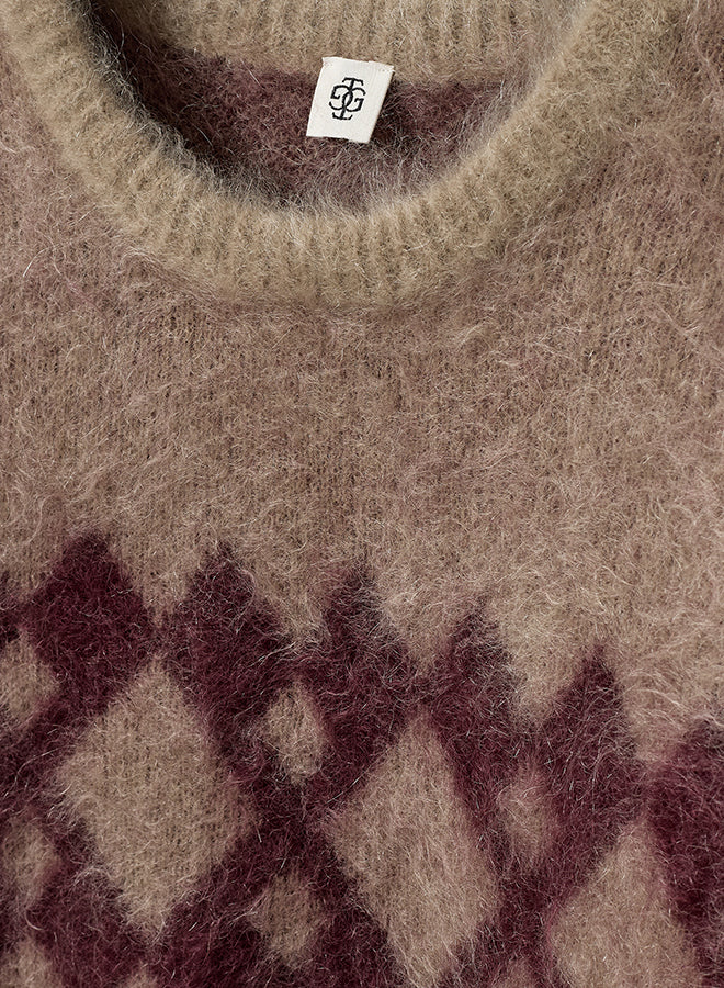 Roma Argyle Knit