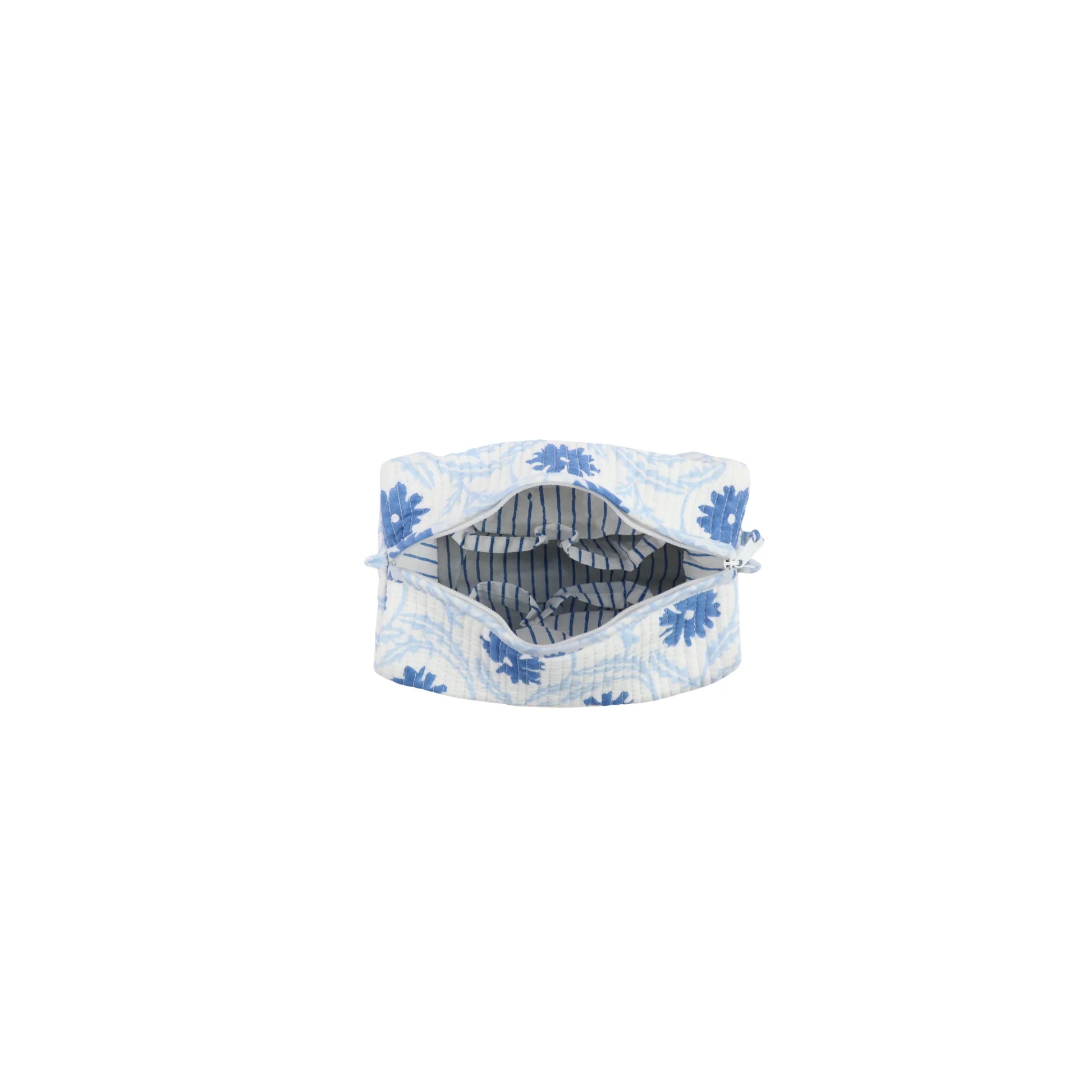 Maison Poire Marguerite Medium Toiletry Bag - Cobalt