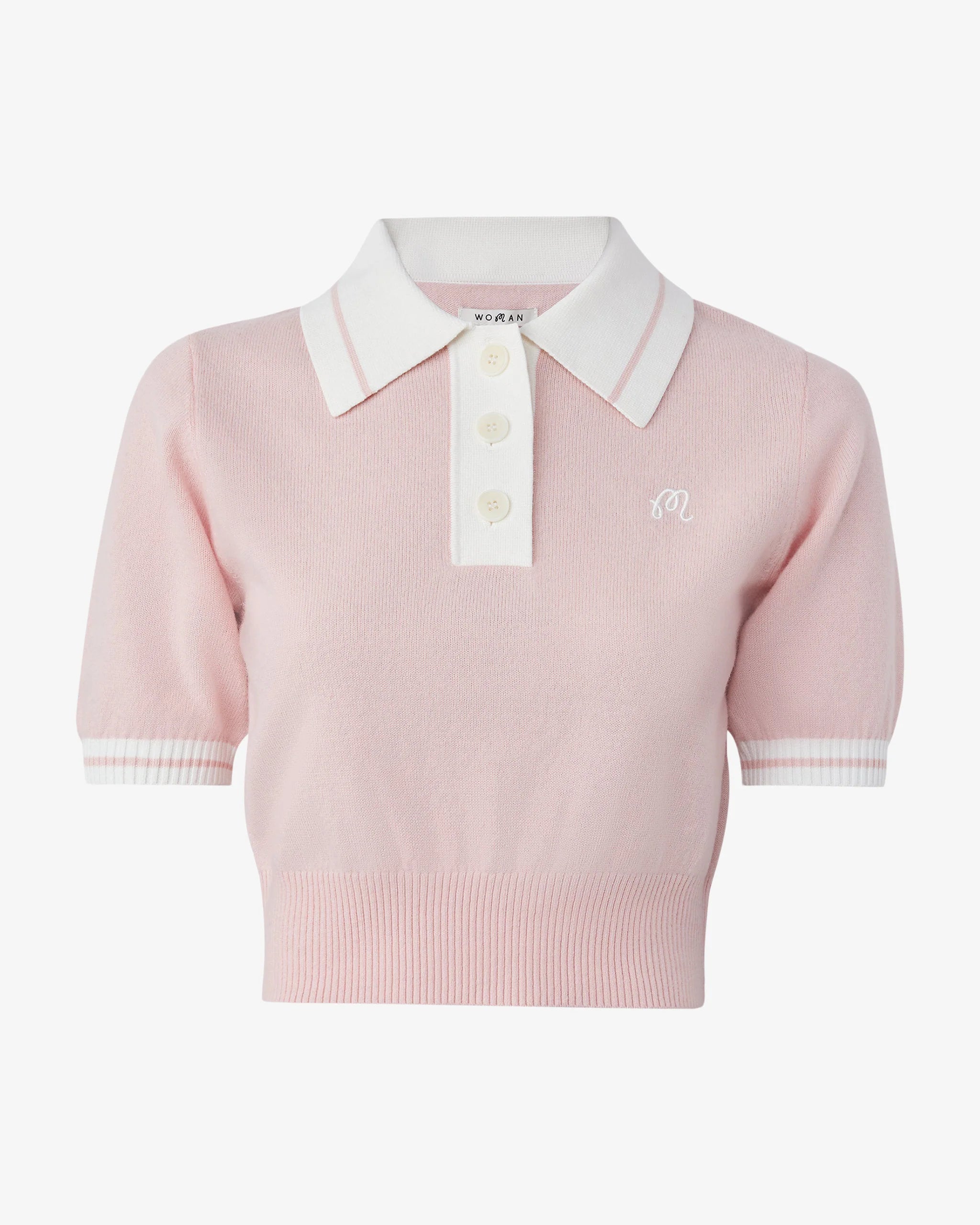 Malbon Mikayla Knit Polo - Dusty Rose
