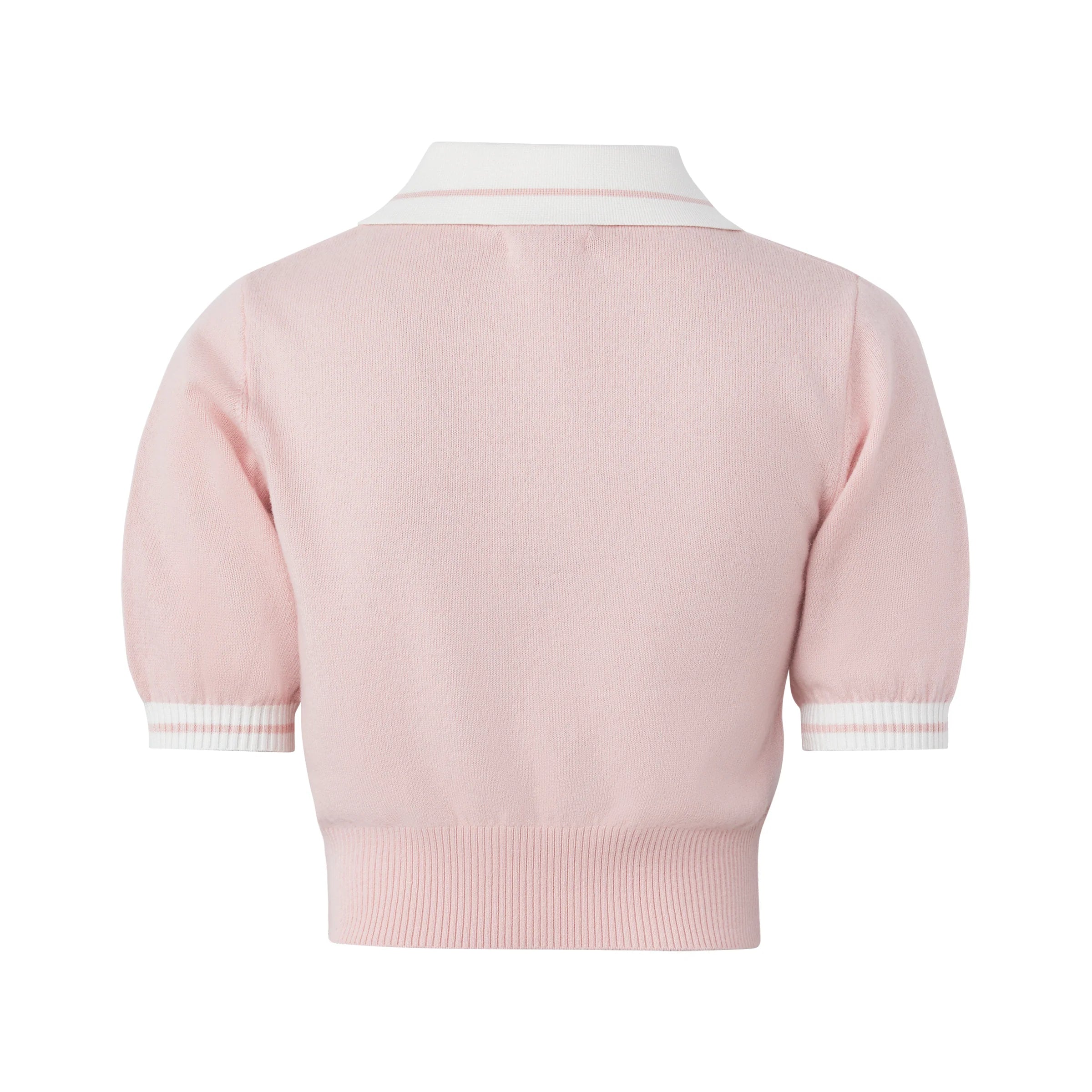 Malbon Mikayla Knit Polo - Dusty Rose