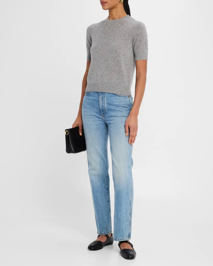 Guest In Residence Sweater Tee - Heather Grey