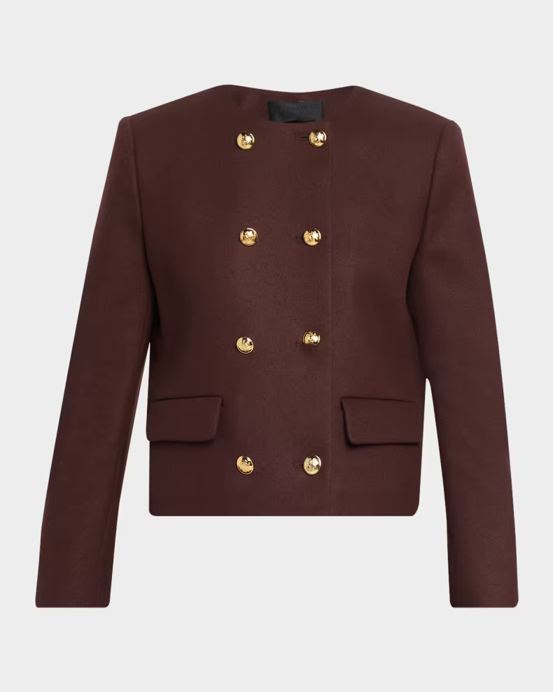 Nili Lotan Melanie Cropped Jacket