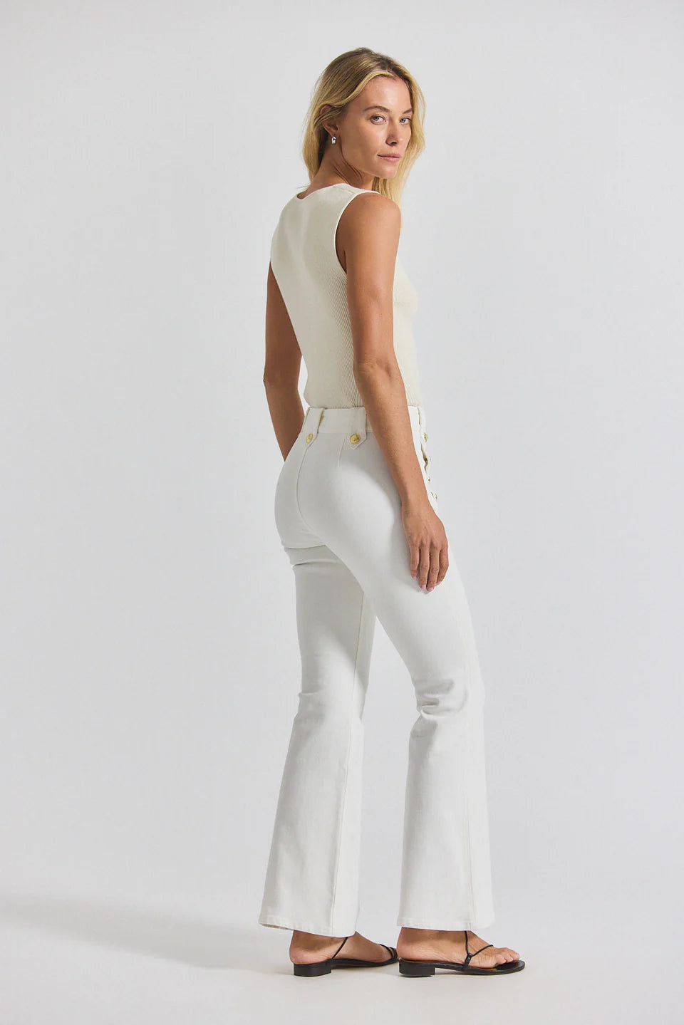 Derek Lam Robertson Denim Flare Pant
