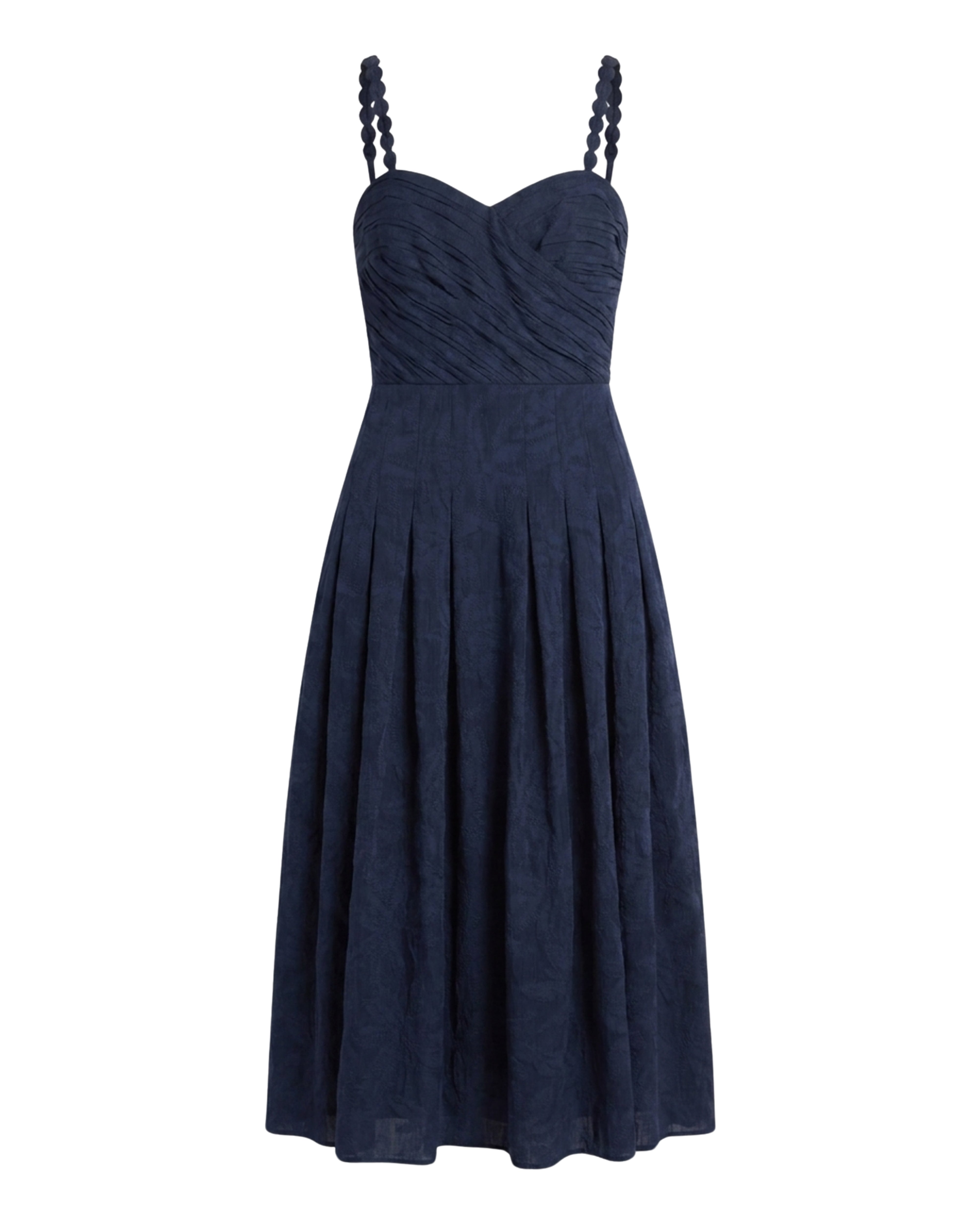 PF26 Marabel Midi Dress-Midnight Blue