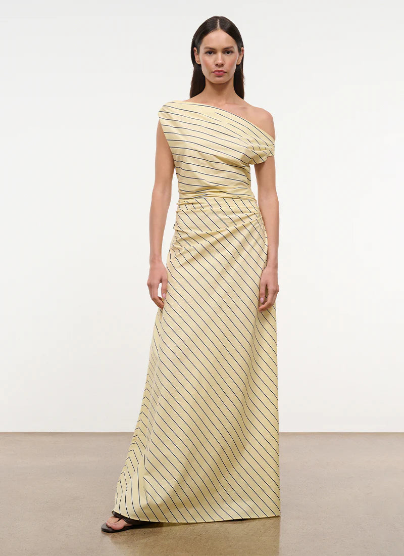 Staud Phare Maxi Dress - Monday Stripe