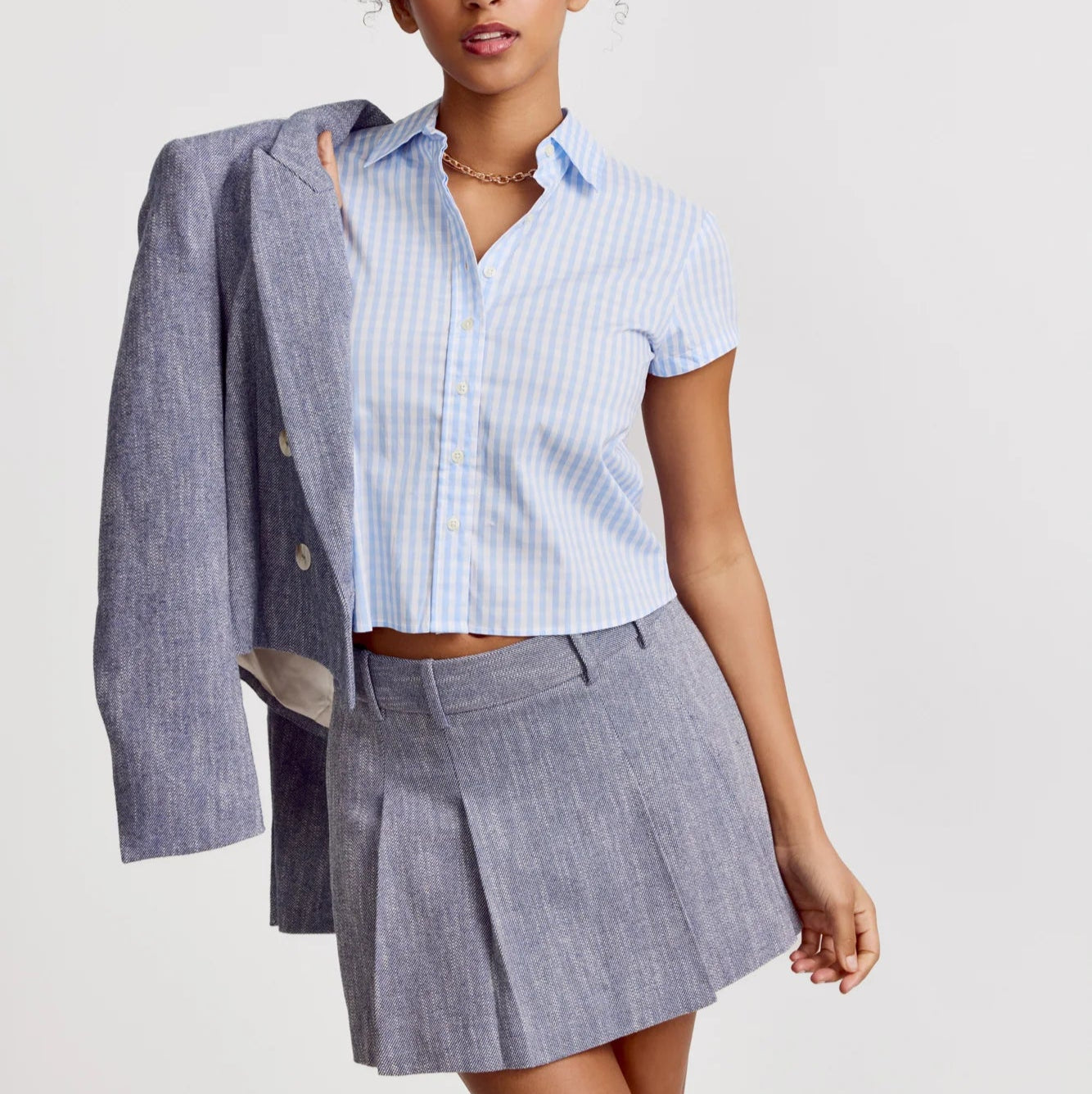 The Shirt The Boxy S/S Cropped Shirt
