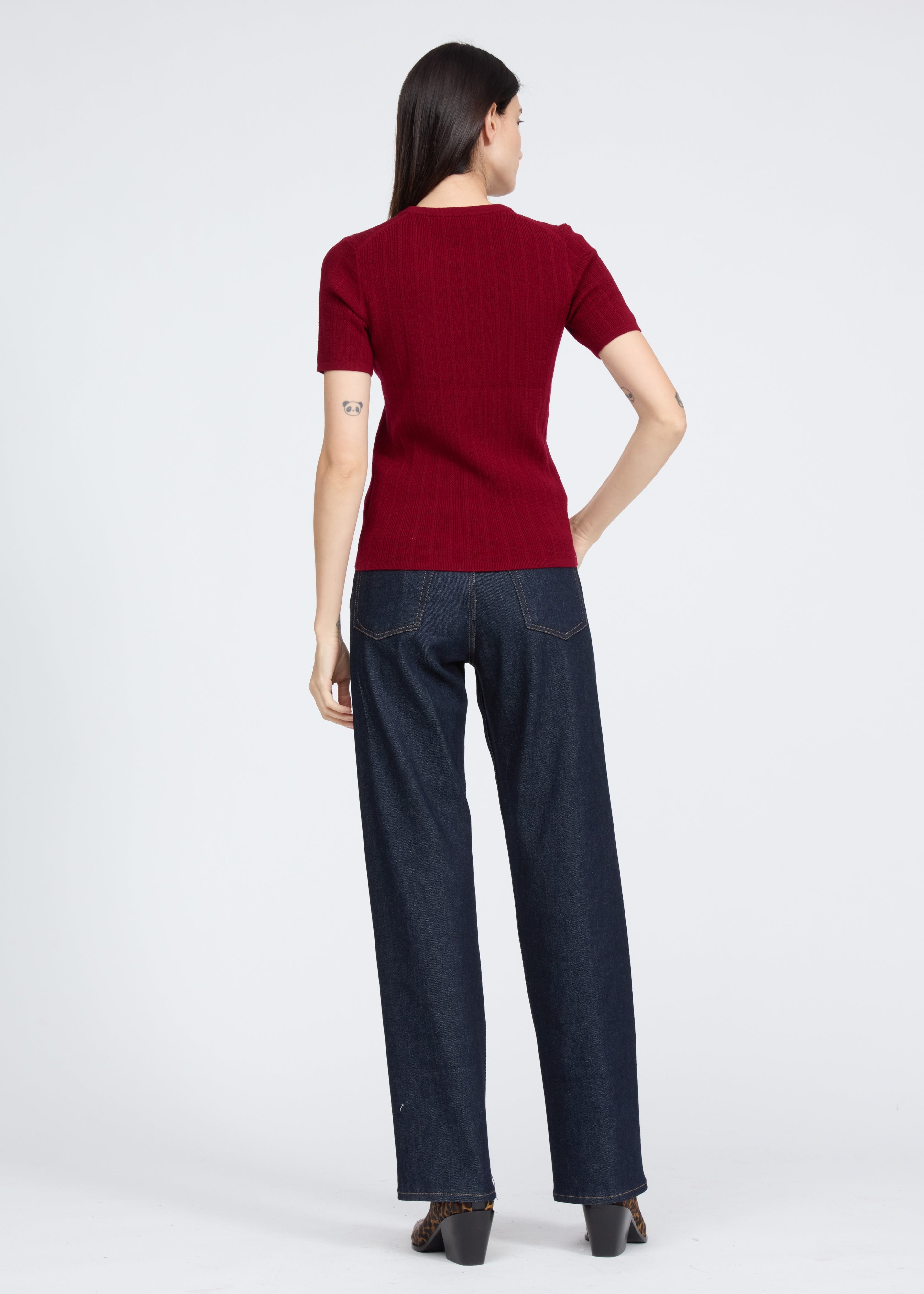 Rag & Bone Rhodes S/S Crew Sweater