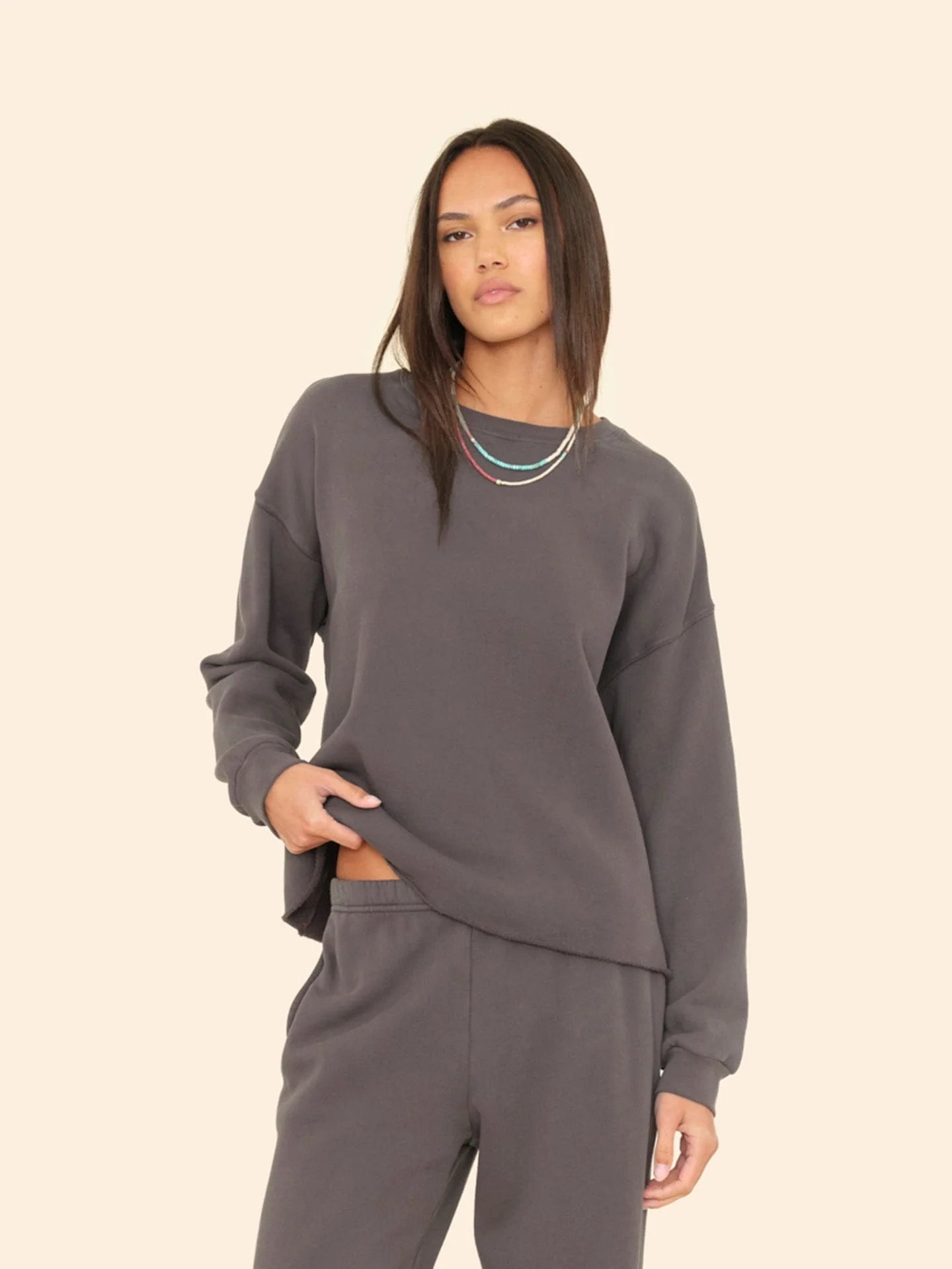Xirena Honor Sweatshirt - Slate Grey