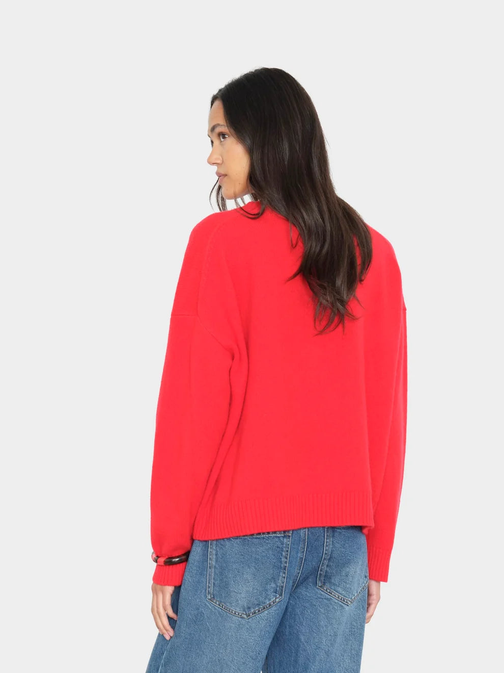 Xirena Apple Red Lela Sweater