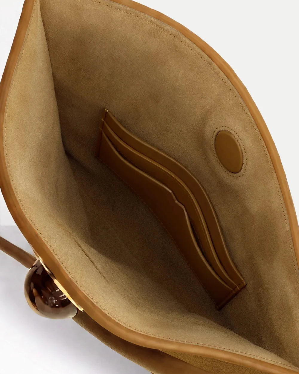 Veronica Beard Stone Embellished Tether Bag - Acorn