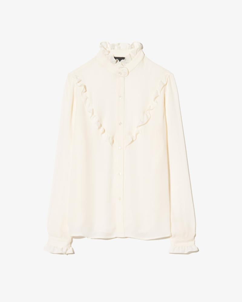 Nili Lotan Marcela Shirt - Ivory