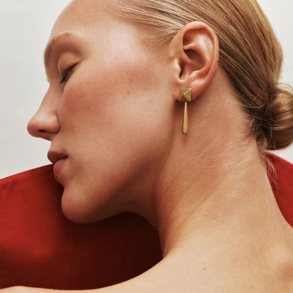 Heaven Mayhem Iris Earrings - Gold