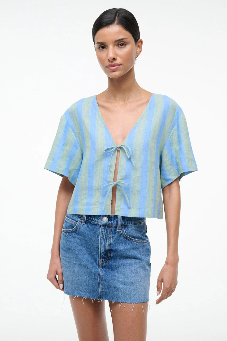 Staud Ava Linen Top