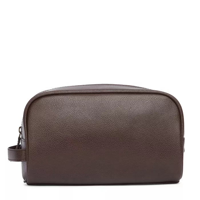 Barbour Leather Washbag