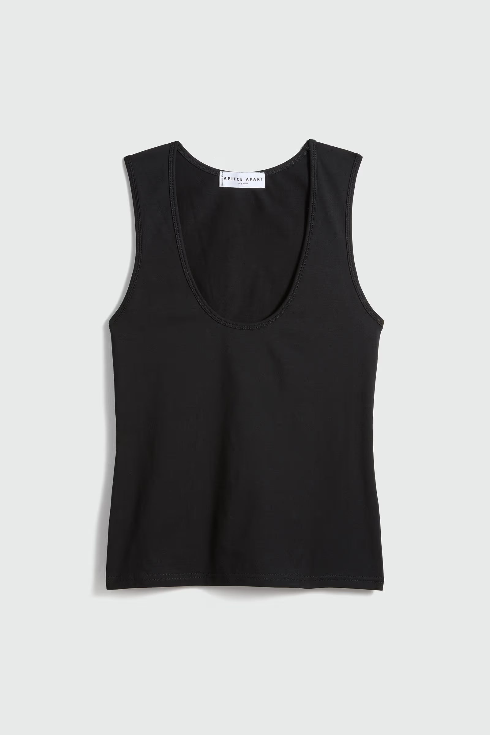 APiece Apart Uri Low Cut Tank - Black