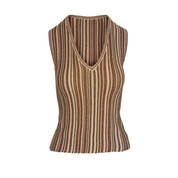 Veronica Beard Sid Sleeveless Knit Top