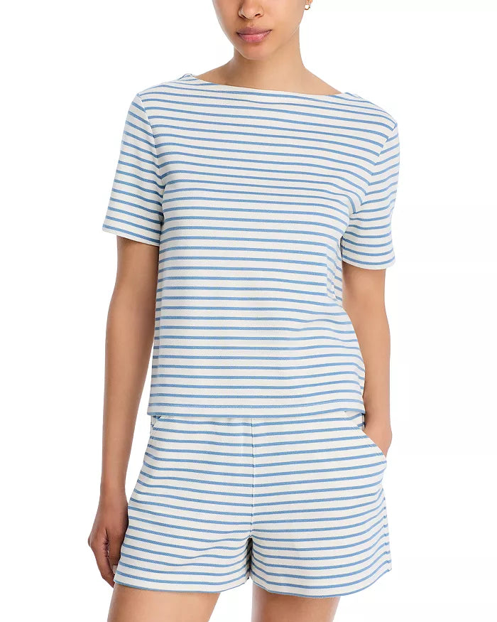 Veronica Beard Short Sleeve Hovey Top