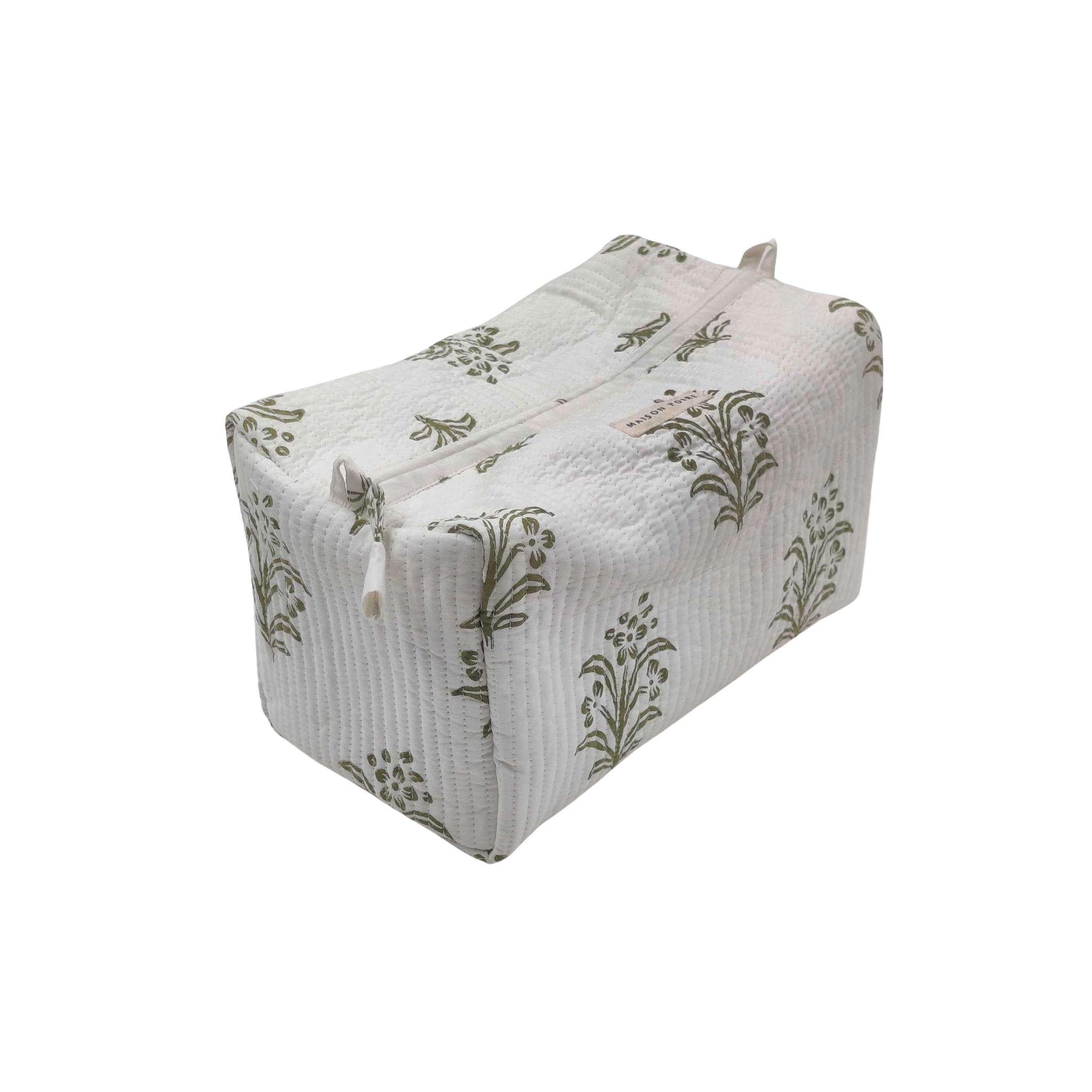 Maison Poire Eloise Toiletry Bag - Olive