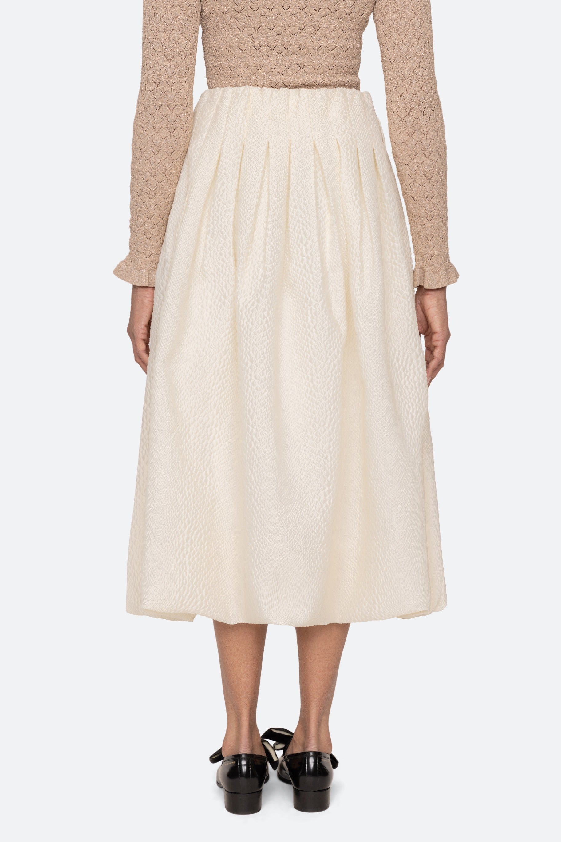 FAYETTA EMBOSSED BUBBLE SKIRT (D1)