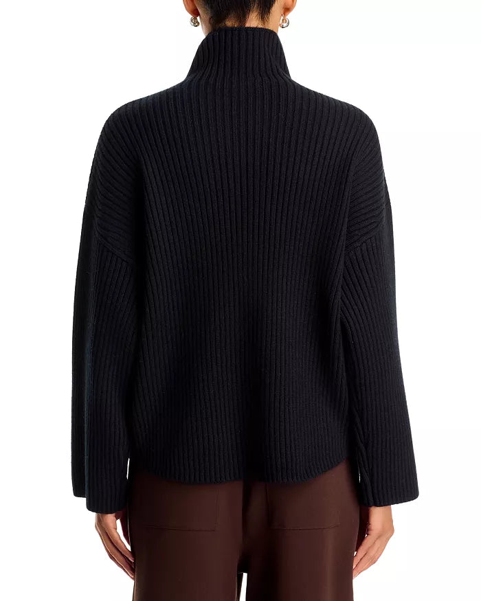 Rag & Bone Sigrid Faux Suede Half Zip