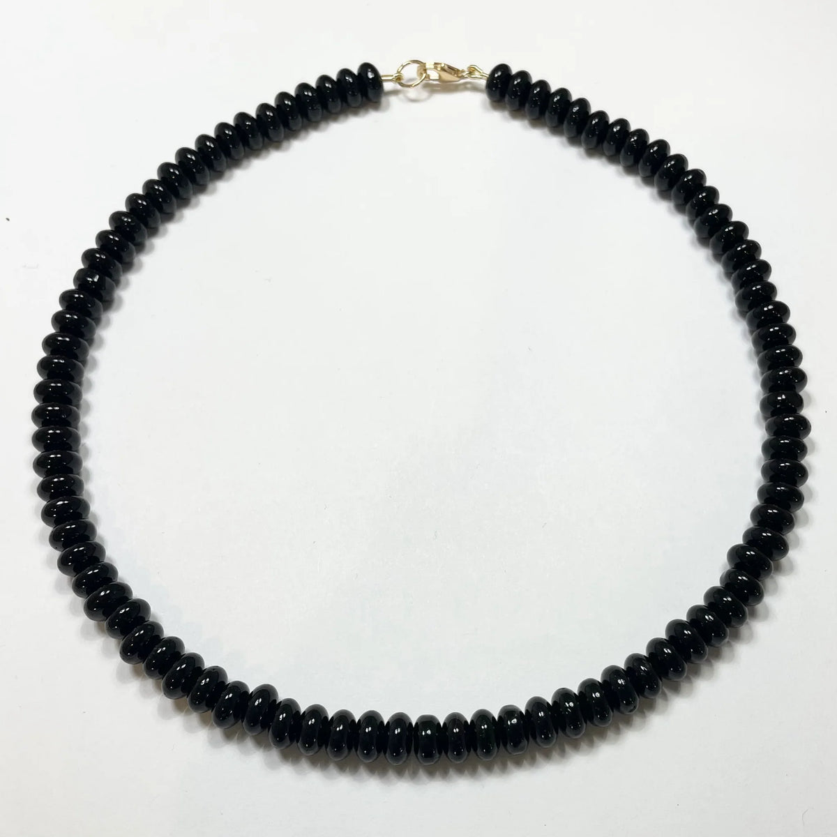 Theodosia Black Angelite Candy Necklace
