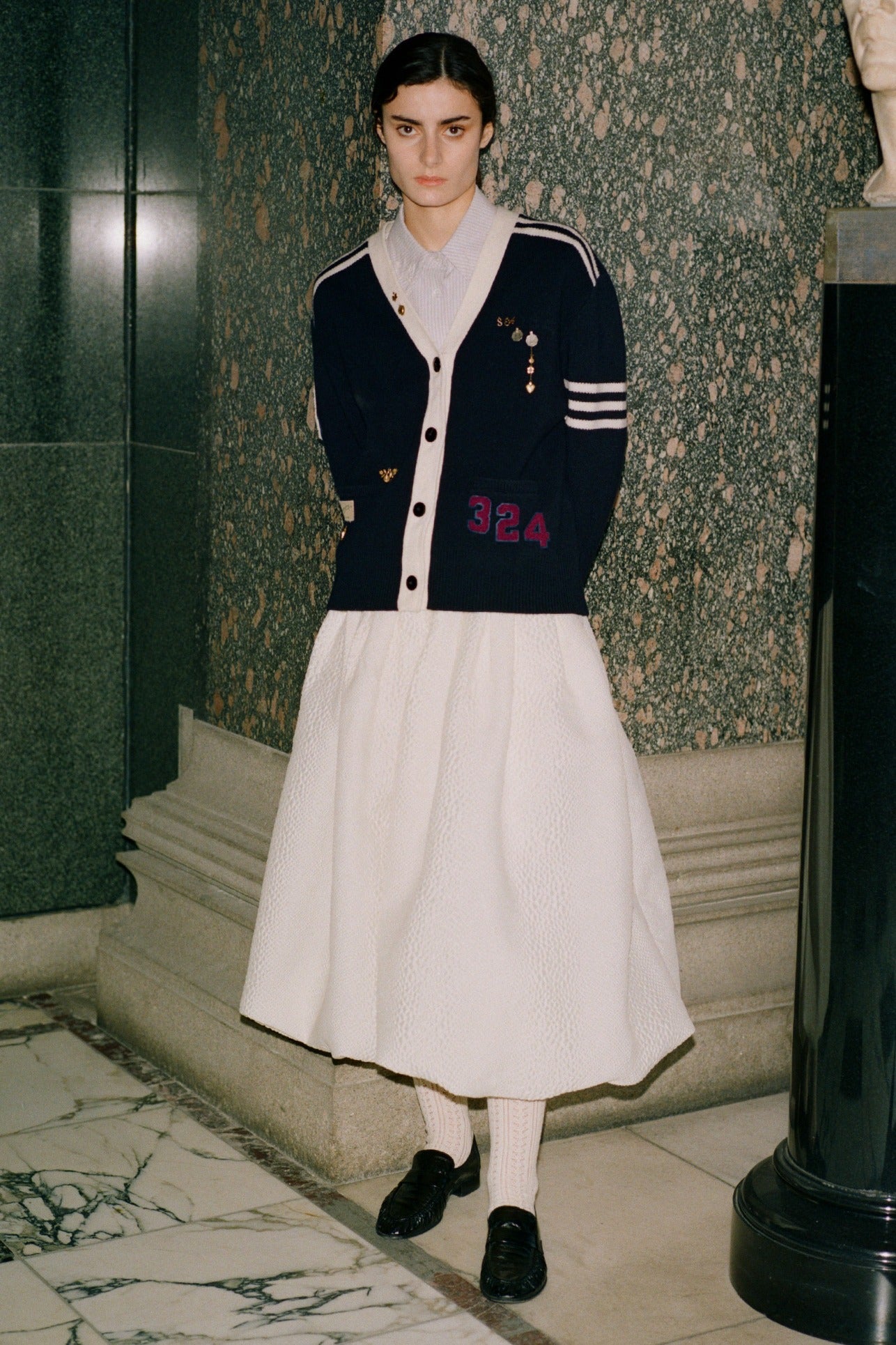 FAYETTA EMBOSSED BUBBLE SKIRT (D1)