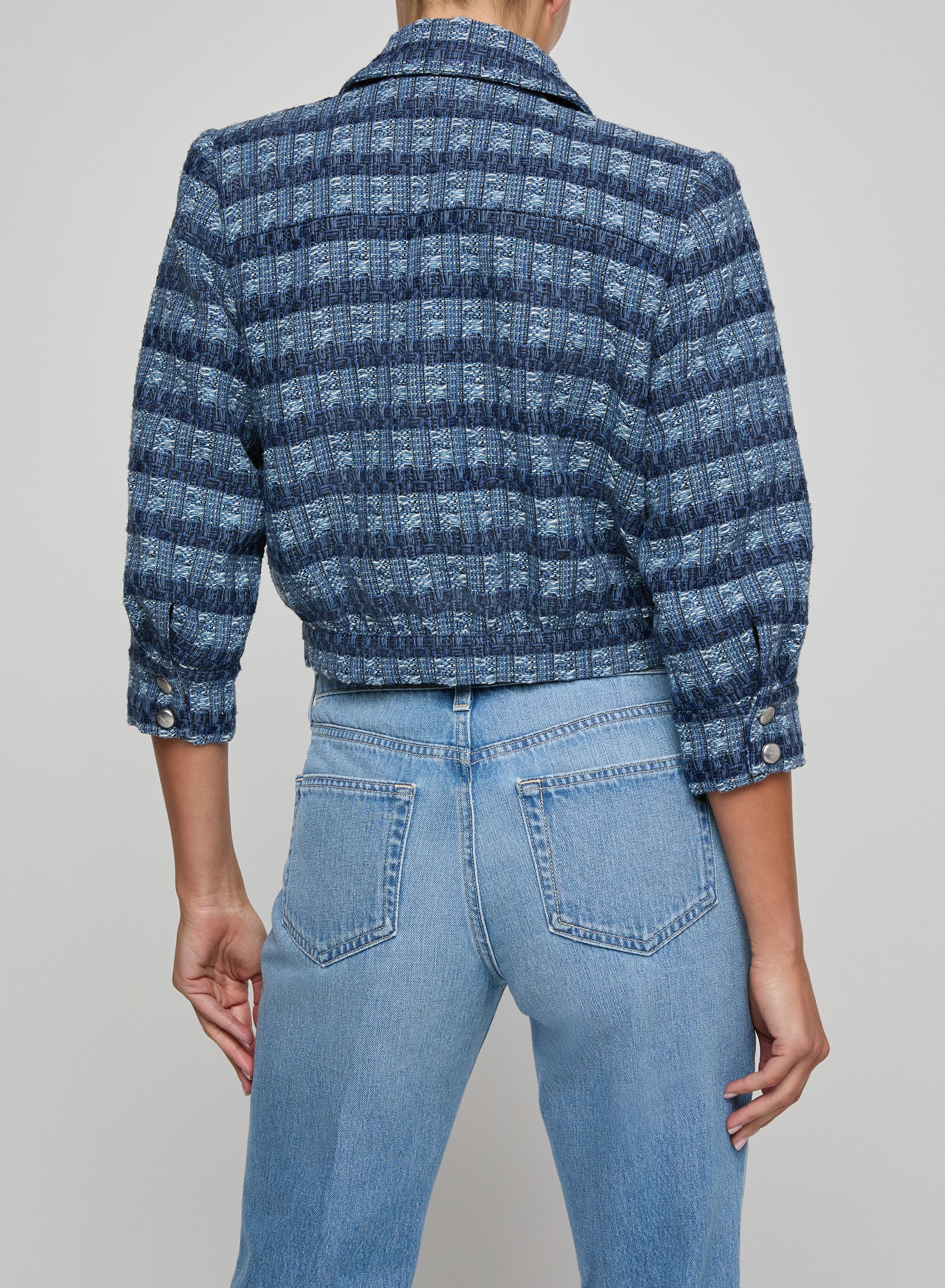 JIA CROP 3/4 SLV JACKET
