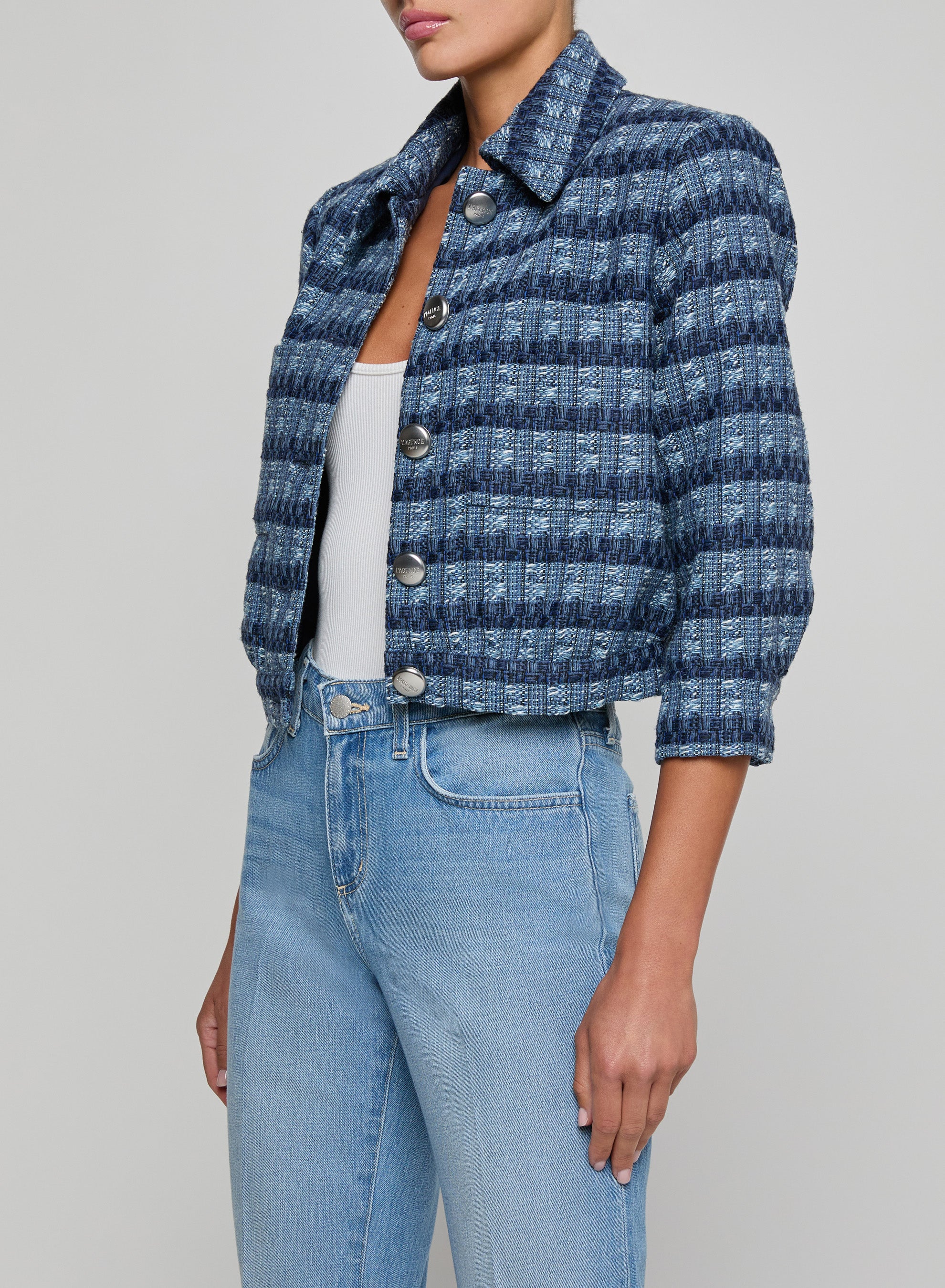 JIA CROP 3/4 SLV JACKET