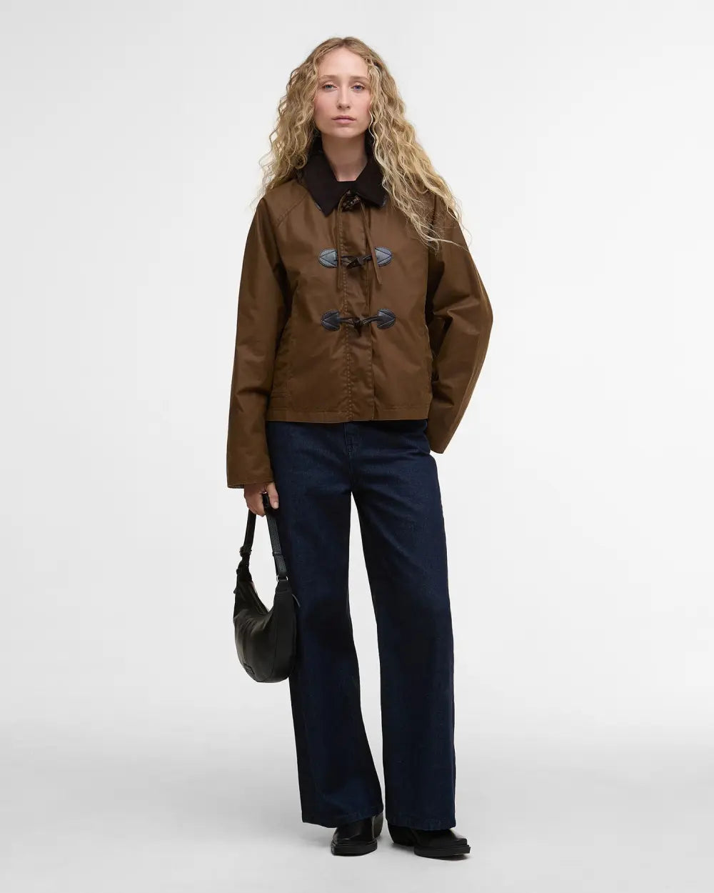 Barbour Myra Waxed Duffle Coat