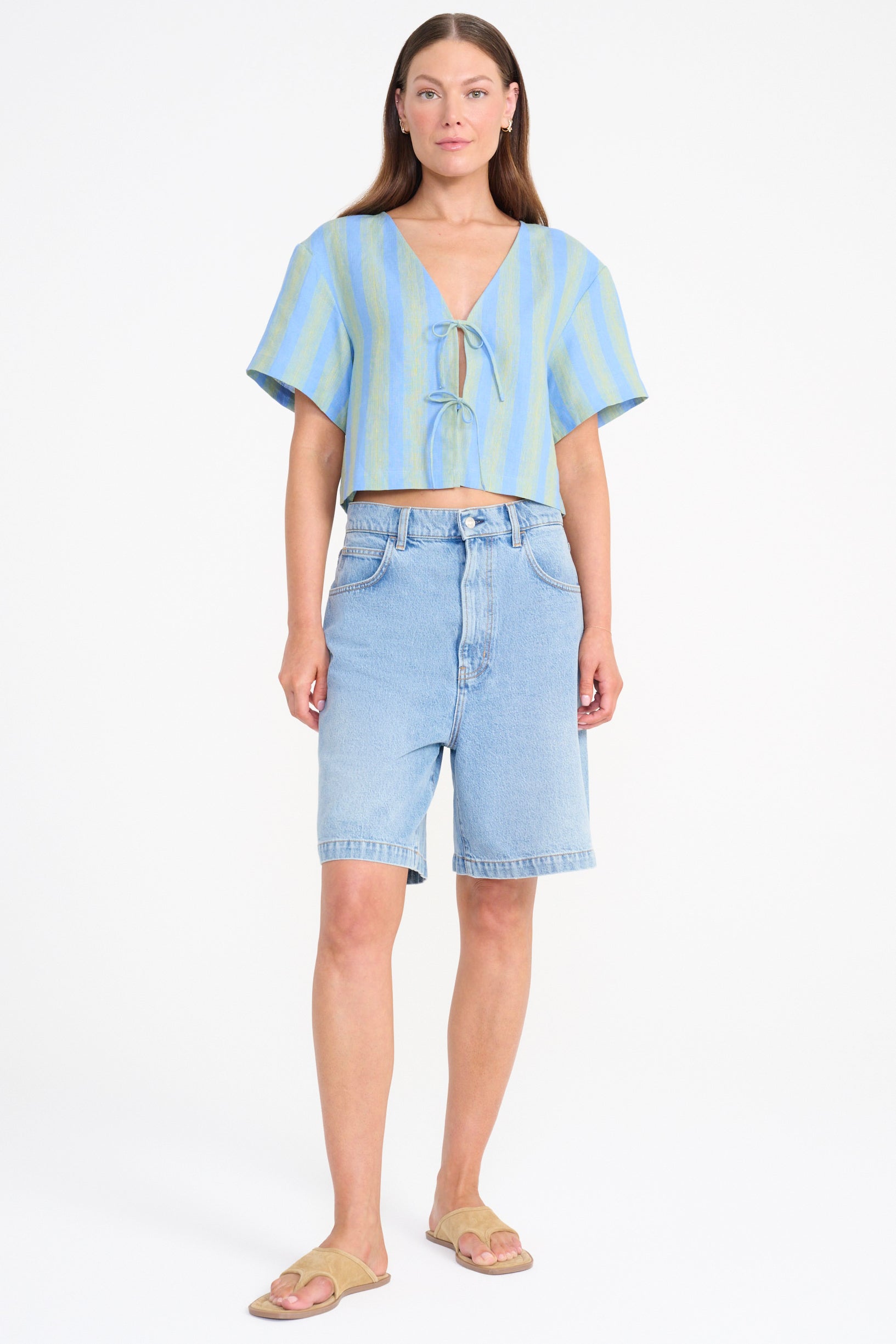 AVA LINEN TOP
