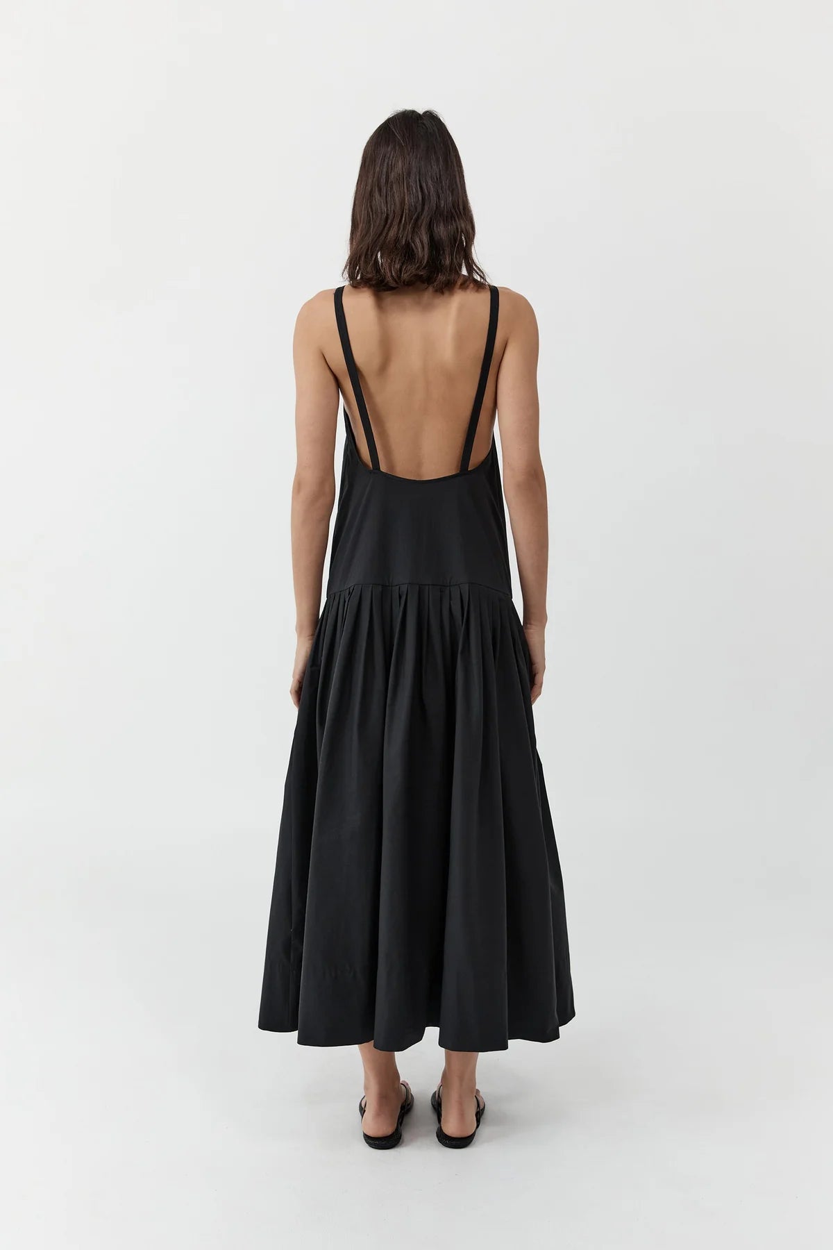 St. Agni Relaxed Pleat Dress
