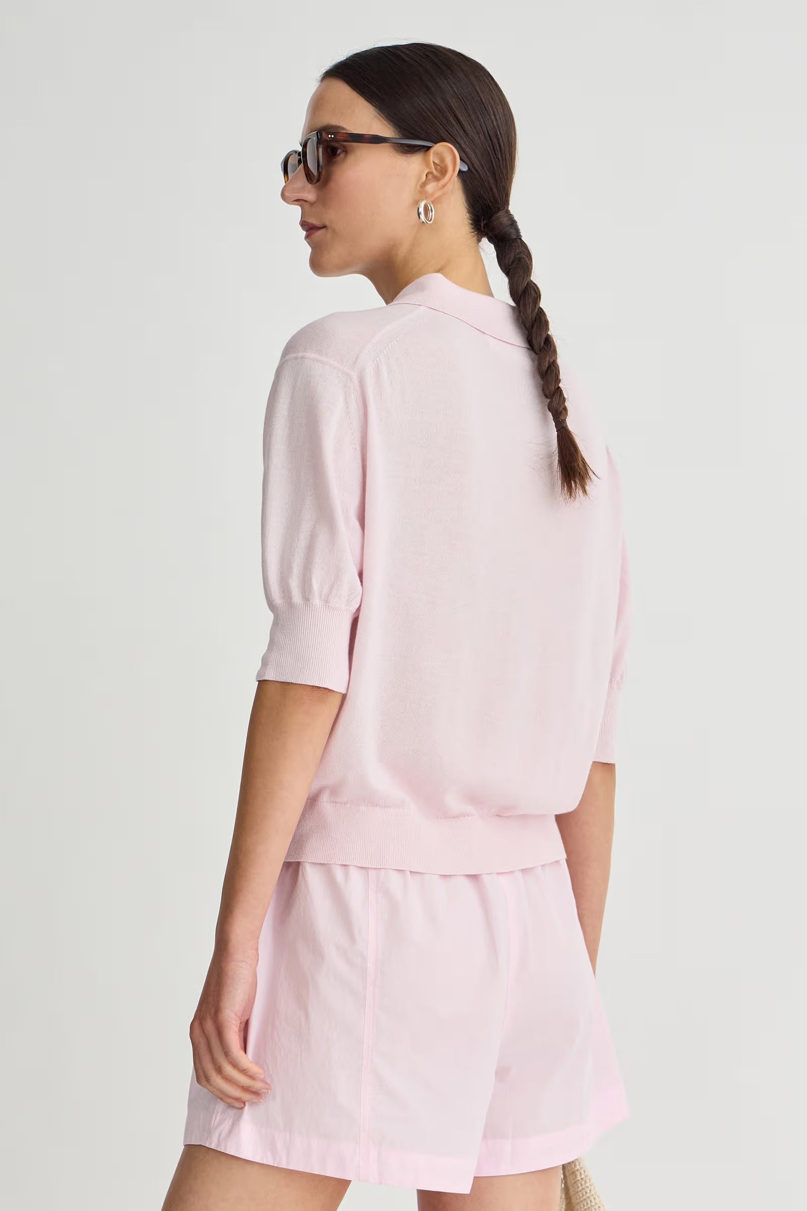 APiece Apart Oda Polo - Rosewater