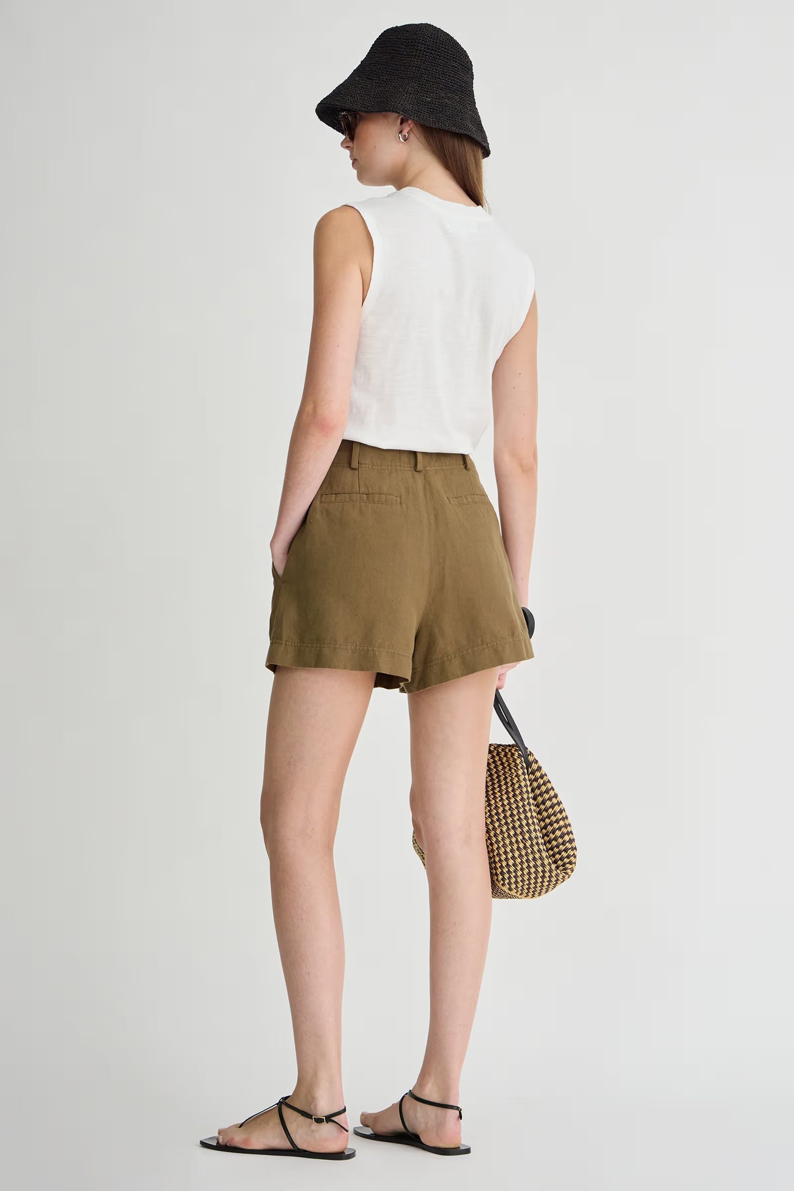 APiece Apart Bari Short - Tobacco