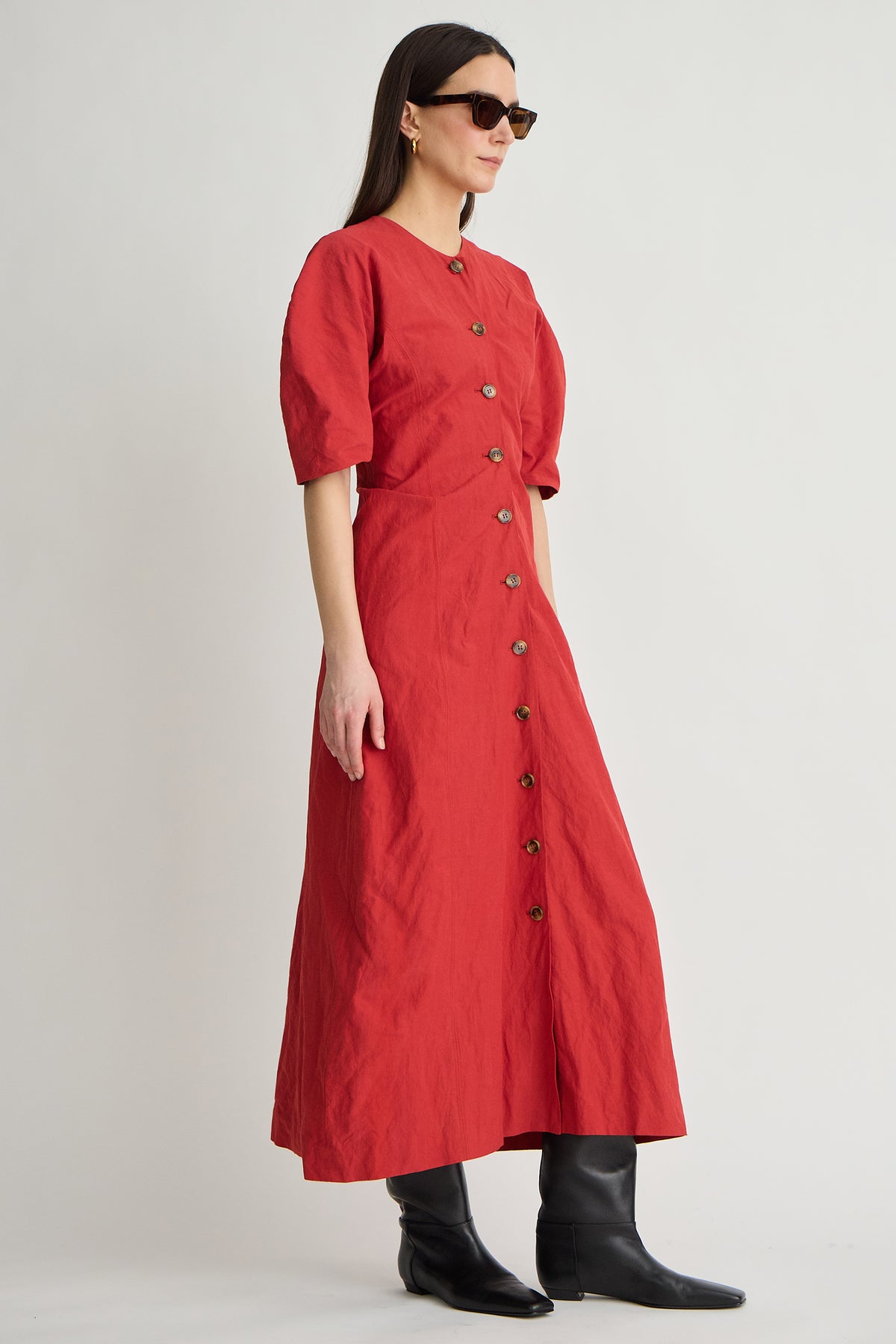 NOOR BUTTON FRONT MAXI