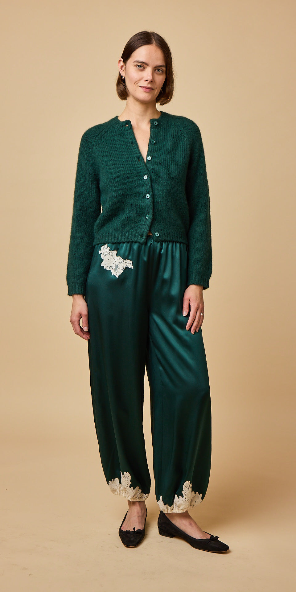 YARIA SILK SATIN PANT