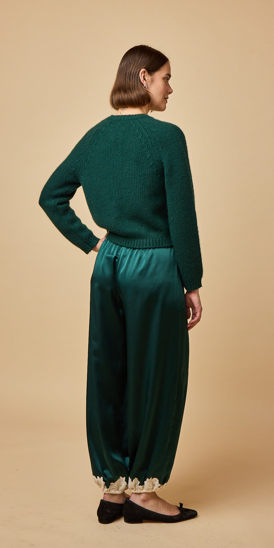 YARIA SILK SATIN PANT