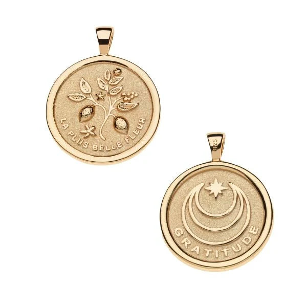 Jane Win GRATITUDE Original Pendant Coin