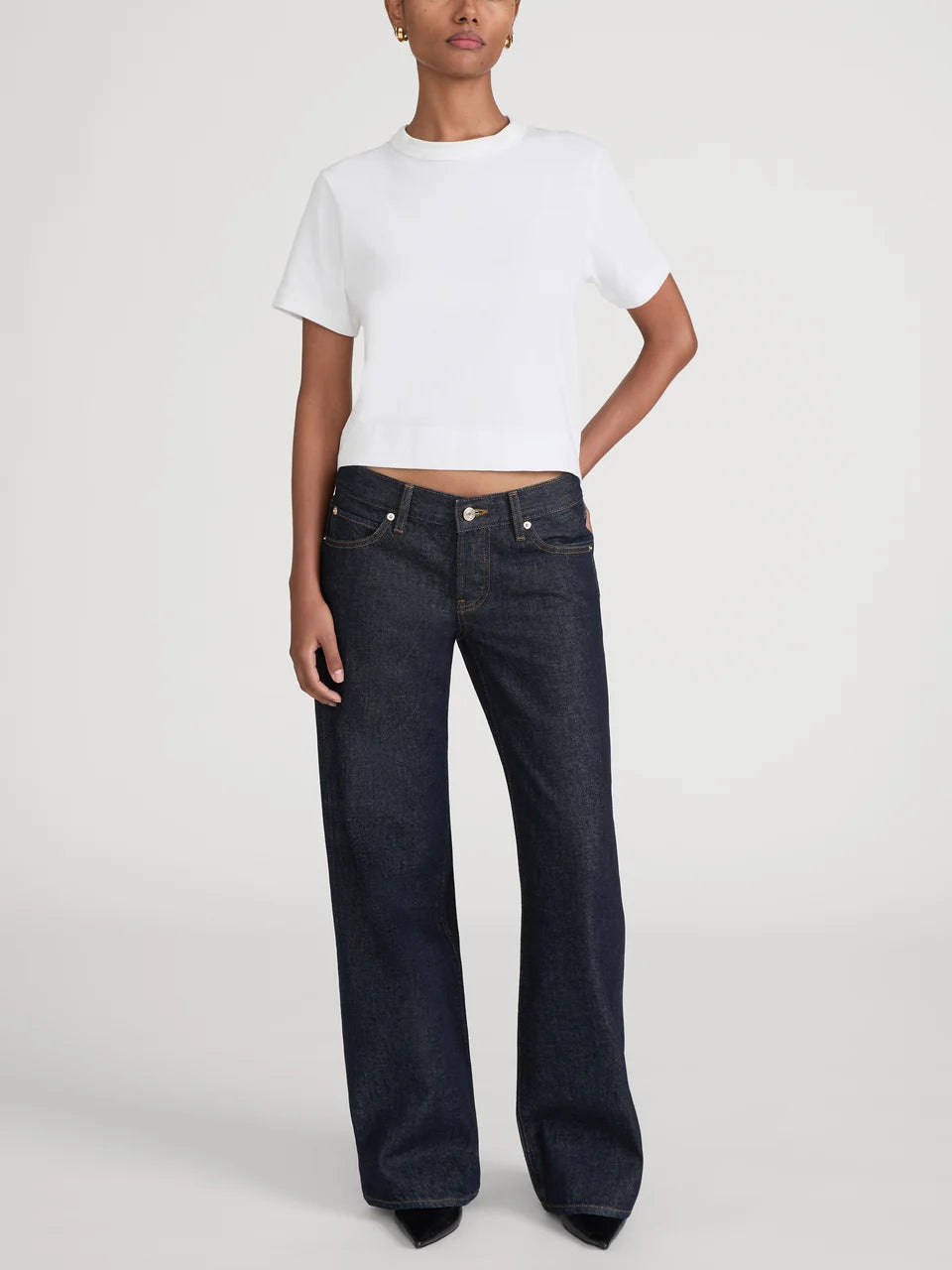 FRAME The Pixie Gray Jean - Rinse