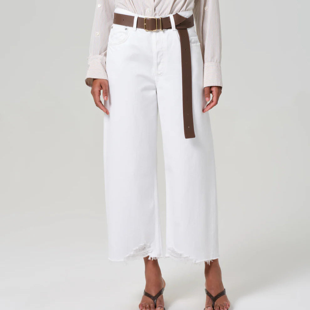 Citizens of Humanity Ayla Raw Hem Cropped Jean