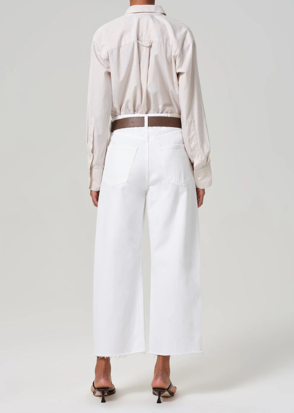 Citizens of Humanity Ayla Raw Hem Cropped Jean