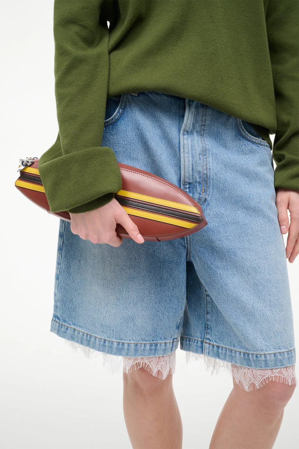 Staud Surfboard Clutch